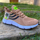 Tênis New Fashion 33y Original Marron c/Listras Refletivas