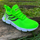 Tênis New Fashion 33y Original Verde-Limão c/ Listras Refletivas